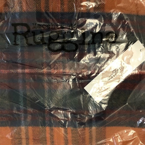 Ruggine Bohemian Soft Plaid Ruana Fringe Accent Poncho NWT Amberglow - Picture 9 of 14